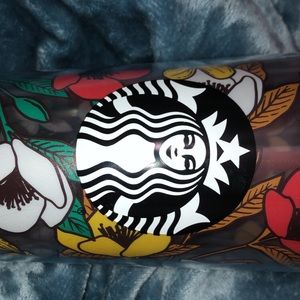 STARBUCKS TUMBLR FLORAL